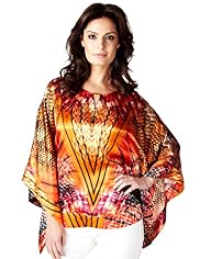 Per Una Speziale Pure Silk Sunset Print Kaftan