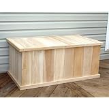 Buy 3' White Cedar Deck Box with Standard Lid by Fifthroom Markets