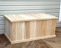 3' White Cedar Deck Box with Standard Lid