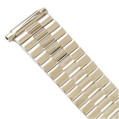 Watch Band Expansion Metal Stretch Silver Color fits 16mm to 21mm