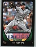 2011 Bowman Draft Baseball Card # 9 Rex Brothers RC - Colorado Rockies (RC - Rookie Card) MLB Trading Card in Screwdown Case!