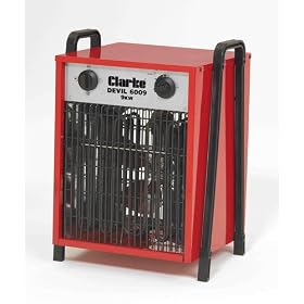 Clarke Devil 6009 Workshop Electric 9kw Fan Heater 400v