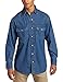 Key Apparel Men's Big & Tall Long Sleeve Western Snap Denim Shirt