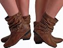 EyeCatchShoes - Vintage Women's Ankle Studded Boots