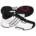 adidas Men's Barricade Team Tennis Shoe,Running White/Metallic Silver/Black,11 M US