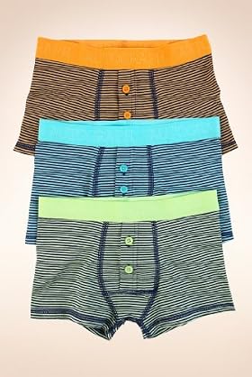 3 Pack - Autograph Cotton Rich Stripe Trunks