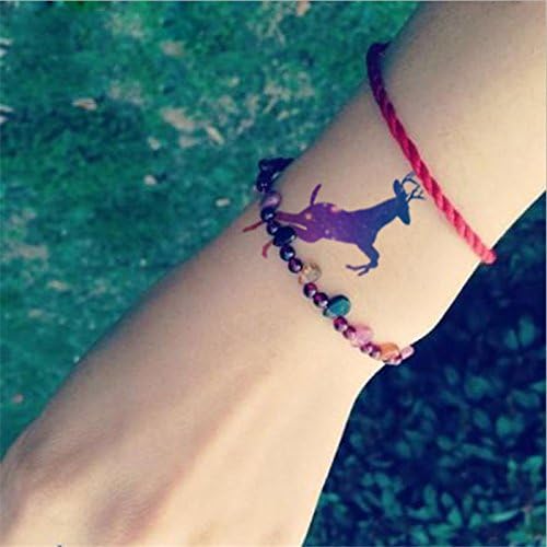 Tattoo Decals New Waterproof Temporary Arm Tattoos Elk Tattoo Sticker Removable Body Art Temporary Tattoos