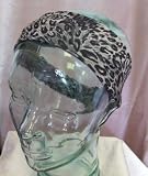 Cheetah Animal Print Stretch Headband (Black)