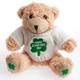 Happy St. Patricks s Day Plush 8 Bear In Sweater