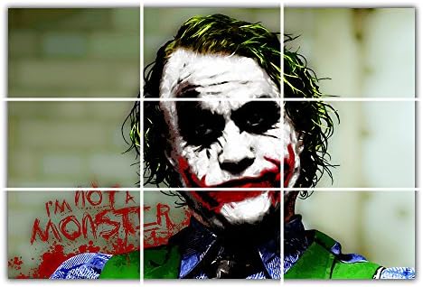 Joker I am Not A Monster Poster Large Print Giant Wall Art