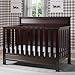 Serta Fall River 4-in-1 Convertible Baby Crib, Dark Chocolate