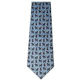Hockey Dog Silk Tie