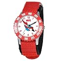 Marvel Comics Kids' W000104 Spider-Man Stainless Steel Time Teacher Watch