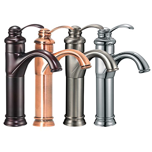 FREUER Pompa Collection: Tall Bathroom Sink Faucet, Oil Rubbed Bronze