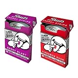 Pure Brands Sheets Berry Blast and Cinnamon Energy Strips, Count of 20 Assortment (10 Berry Blast and 10 Cinnamon)