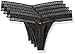 Calvin Klein Women's 4 Pack Lace Cotton Thong Panty