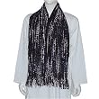 Mens Scarf Rayon Accessory Jacquard Design Muffler 9 x 64 inches (wsmf031)