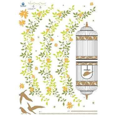 Reusable Decoration Wall Sticker Decal - Bird Sanctuary