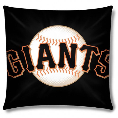 MLB San Francisco Giants 16-Inch Polyester Felt Plush Pillow