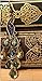 niceEshop(TM) 1 Pair Retro Bronze Colour Ancient Ways Peacock Earrings +Cable Tie