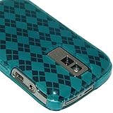 Amzer Luxe Argyle Skin Case for BlackBerry Bold 9000 (Blue)