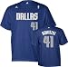 Dirk Nowitzki adidas Player Name and Number Dallas Mavericks Youth Tee - Small (8)