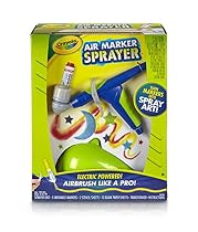 Crayola Air Marker Sprayer, Marker Art Tool, Turn Markers Into Spray Art, Airbrush Like a Pro,

