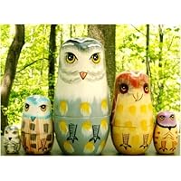 The Owl Family Nesting Dolls 5-1/2