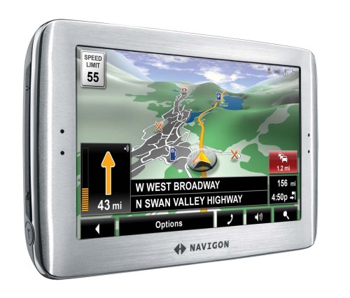 Childrens Toyshop  Electronics : Navigon 8100T 4.8-Inch Bluetooth Portable GPS Navigator with Free Traffic Alerts