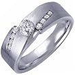 Stylish Mens Diamond Wedding Band