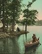 Depiction of 'Hiawatha's Arrival,' 1904 - Exceptional Print of a Vintage Photochrom Image from the Library of Congress Collection