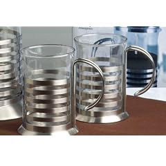 Gl�ser 2 Teegl�ser Presso exclusives Design Becher auch Kaffeegl�ser