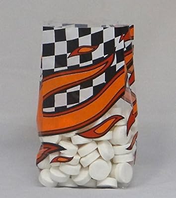 Racing Cars Cello Bags, Pack of 25 Great for Cars Birthday Parties