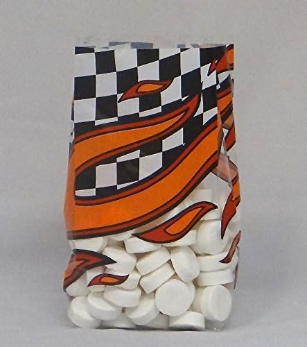 Racing Cars Cello Bags, Pack of 25 Great for Cars Birthday Parties