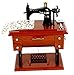 X-group™ Vintage Mini Sewing Machine Style Plastic Music Box Table Desk Decoration Toy Gift for Kid Children