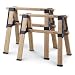 Tools & Hardware : 2x4basics - Pro-Brackets Sawhorse Kit (2-Pack) - Black per 2-Pack