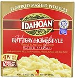 Idahoan Mashed Potatoes, Buttery Homestyle, 4-Ounce Package (Pack of 12)