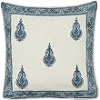 ShalinCraft Throw-Pillow-Covers Asian-Influence Indian-Style Cotton Block Print Square 24x24 Inches