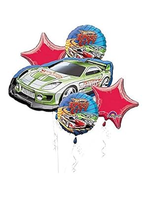 Hot Wheels Balloon Bouquet - Party Supplies