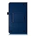 Fintie WinBook TW802 / TW801 Tablet Keyboard Case - Premium PU Leather Folio Stand Cover with Removable Wireless Bluetooth Keyboard for WinBook TW802 / TW801 8-Inch Windows 8.1 Tablet, Navy