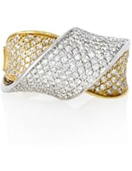 Diamond 18k Two Tone Gold Ring