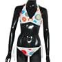 2 PIECE SET: Womens Body Glove bikini top & bottom set (Size: L)