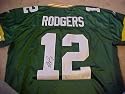 Aaron Rodgers Hand Signed Autographed Authentic Reebok Green Bay Packers Jersey