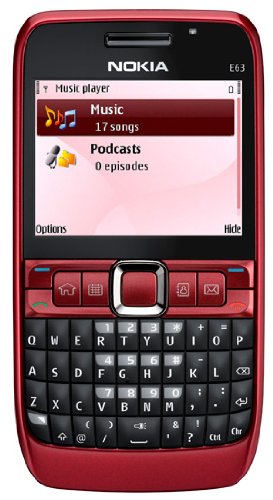  Unlocked  Microsd Player Cameramedia Warrantyruby Nokia E63 Phone