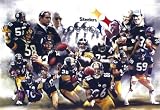 Pittsburgh Steelers (Group, Trophies) Sports Poster Print - 11x17