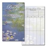 Water Lilies - Bridge Playing Card Score Pad