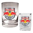 NY/NJ Red Bull Soccer Rocks Glass and Square Shot Glass Set - Primary Logo MAJOR-LEAGUE-SOCCER Soccer