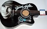 James Taylor Autographed Elec/Ac Airbrush Guitar PSA/DNA