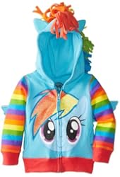 My Little Pony Girls' Rainbow Dash Hoodie