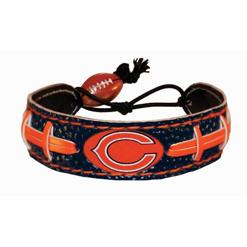 Chicago Bears Team Color NFL Football Bracelet